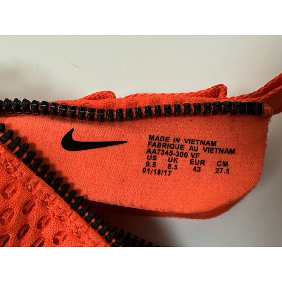 NIKE SF Air Force 1‎ Mid Sneaker Men 9.5 Cargo Khaki Total Crimson  AA7345-300 - Picture 9 of 9